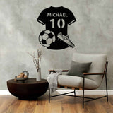 Personalized Soccer Jersey Metal Wall Art - BrossHome Metal Wall Art