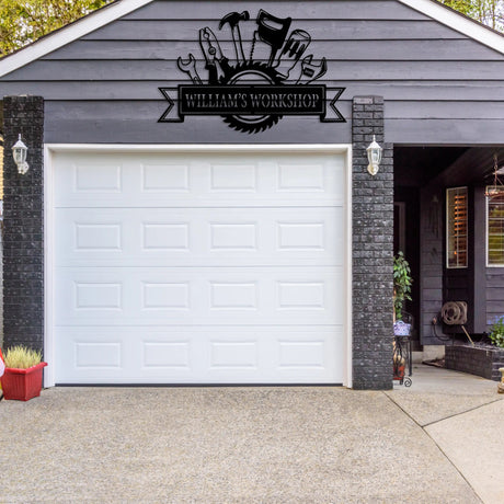 Personalized Workshop Metal Sign - BrossHome Metal Wall Art