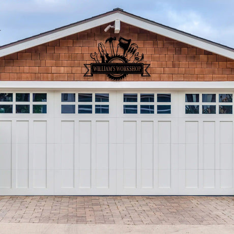 Personalized Workshop Metal Sign - BrossHome Metal Wall Art