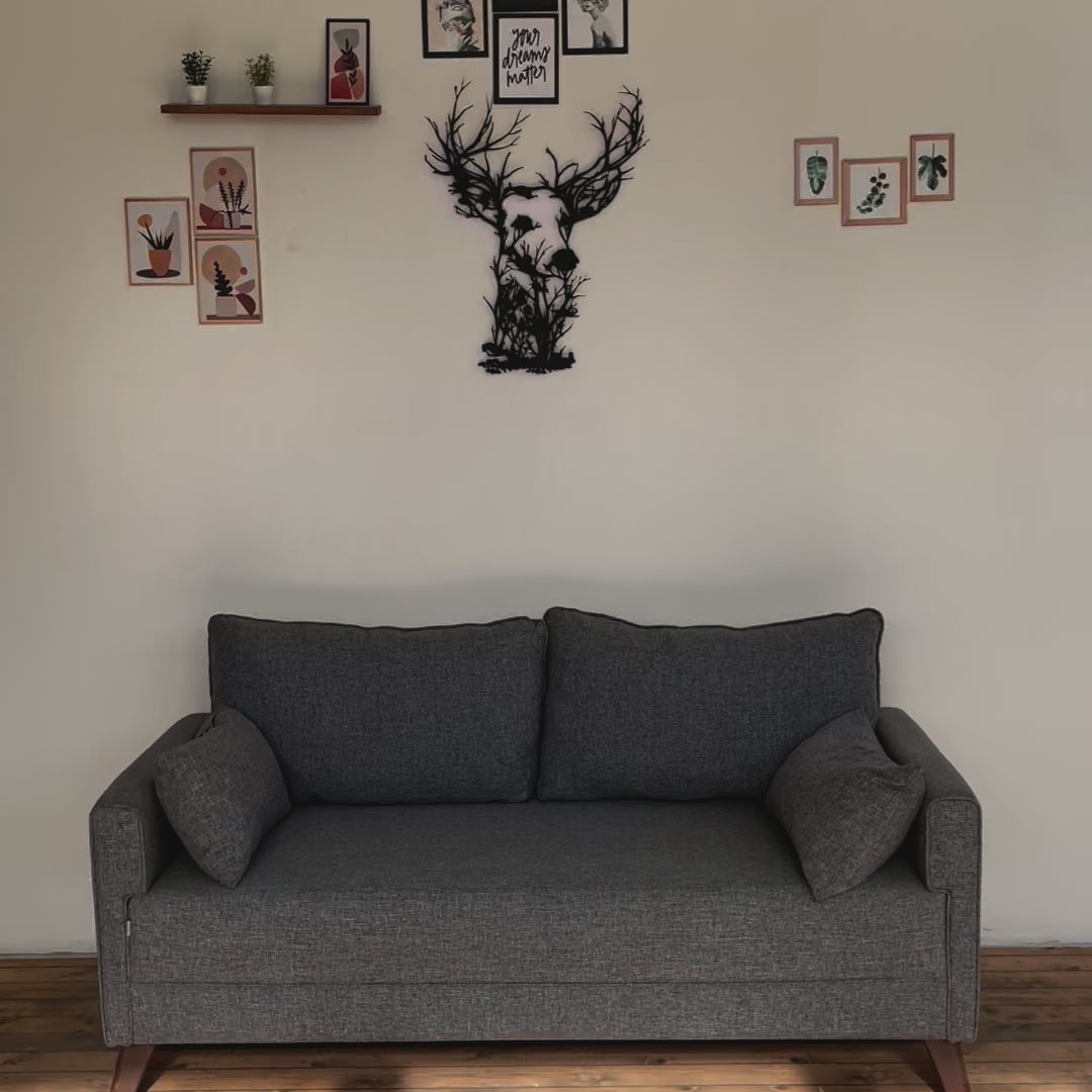 Metal Deer Wall Art - 12
