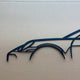 911 Turbo S 992 Metal Car Silhouette Wall Art