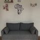 African Woman Silhouette In Africa Map Wall Art - 10