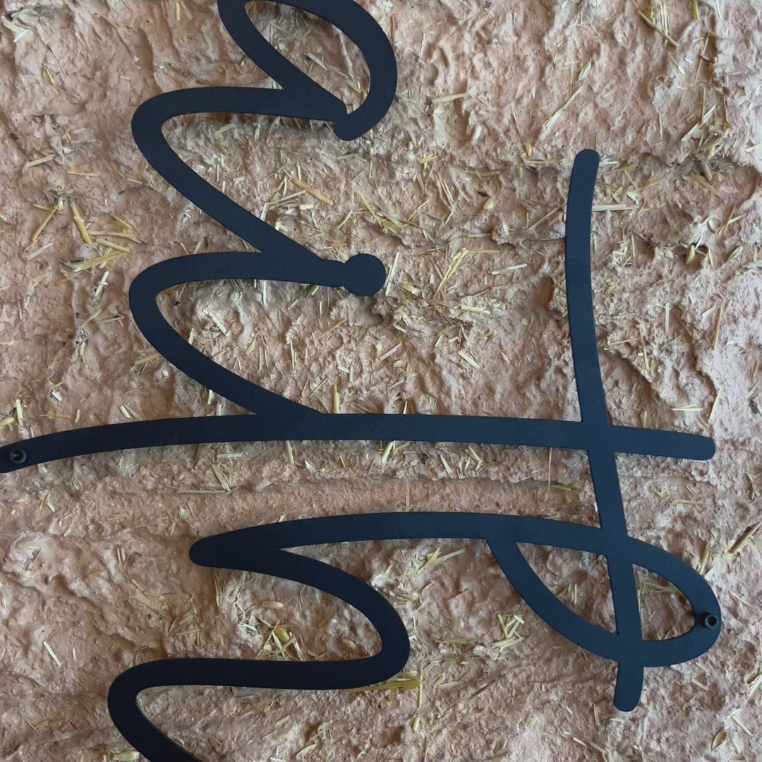 Faith Cross Metal Wall Art