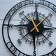 Customized Metal Compass Wall Clock