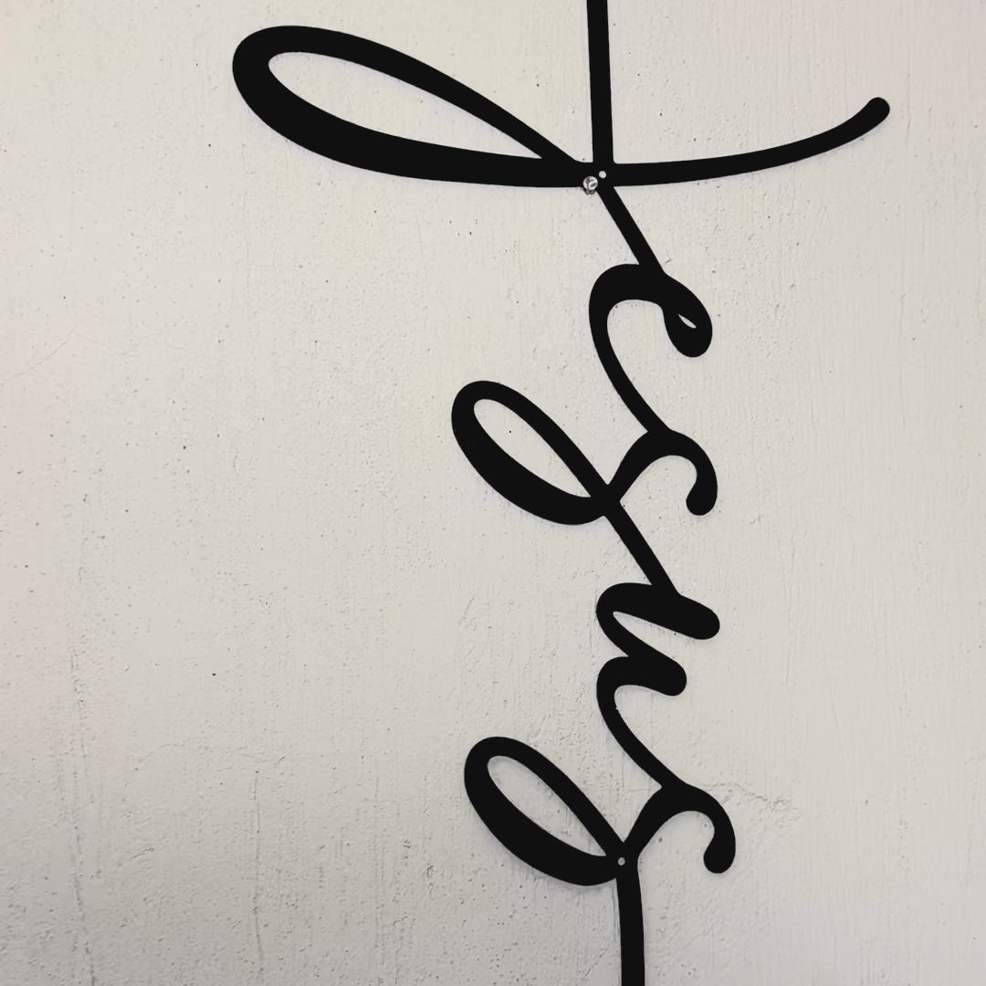 Christ Cross Metal Wall Art