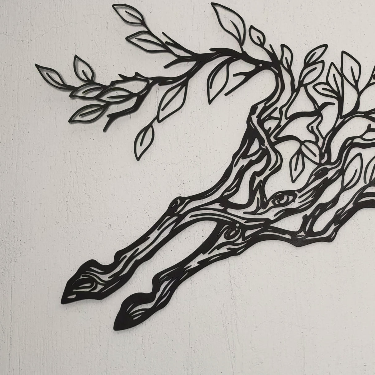 Running Horse Metal Wall Art