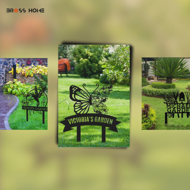 Butterfly Yard Stake Sign