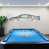 R8 Twin Turbo Metal Car Silhouette Wall Art - BrossHome Metal Wall Art