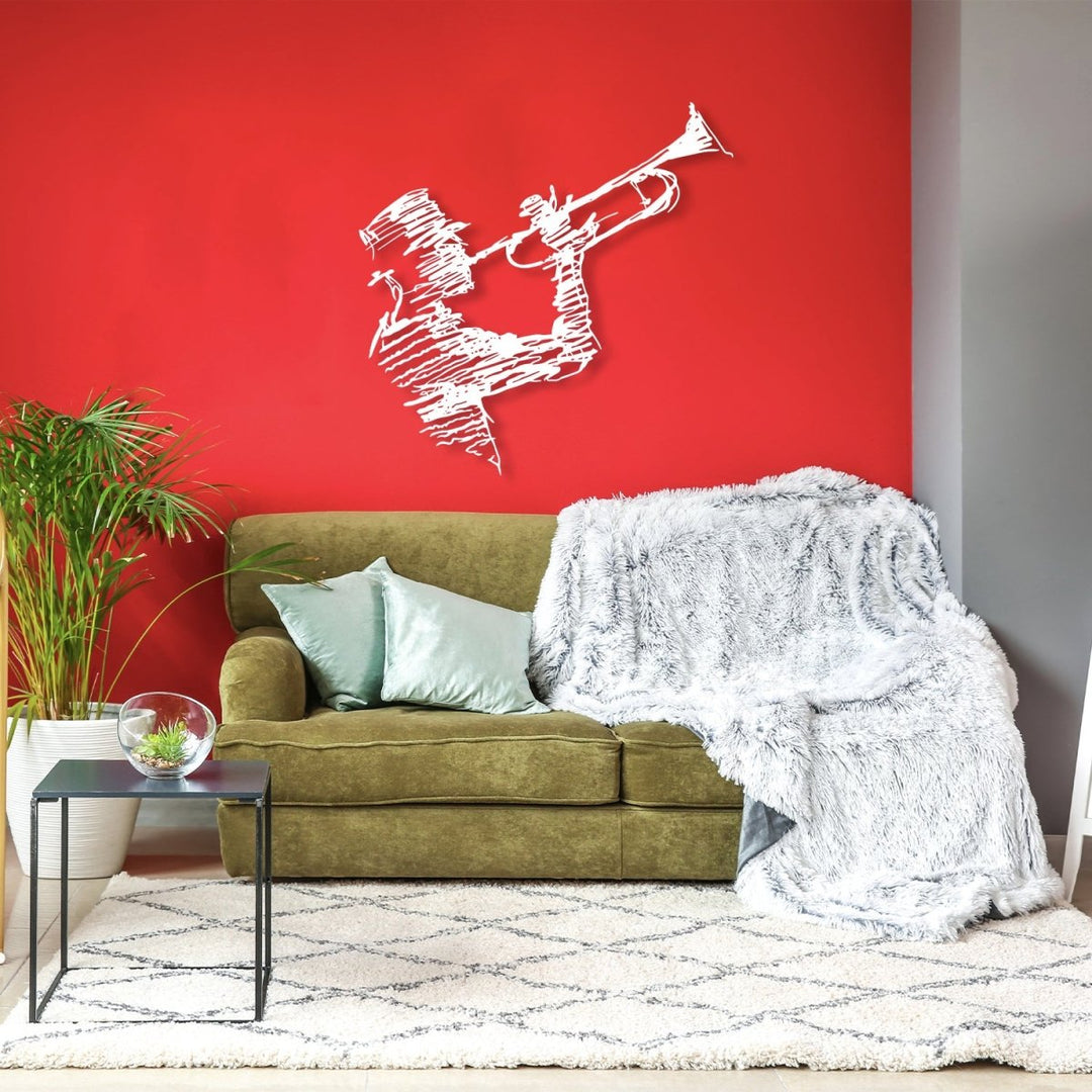 Saxophone Wall Art Metal - BrossHome Metal Wall Art