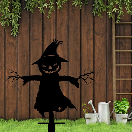 Scarecrom Metal Garden Sign - BrossHome Metal Wall Art