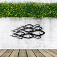 School Of Fish Metal Wall Decor - BrossHome Metal Wall Art
