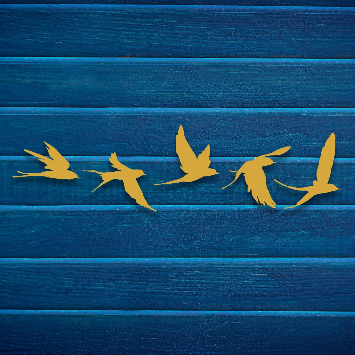 Shaped Metal Bird Wall Art Decor - BrossHome Metal Wall Art