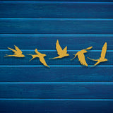 Shaped Metal Bird Wall Art Decor - BrossHome Metal Wall Art