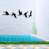 Shaped Metal Bird Wall Art Decor - BrossHome Metal Wall Art