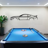 Shelby GT350 Car Silhouette Metal Wall Art - BrossHome Metal Wall Art