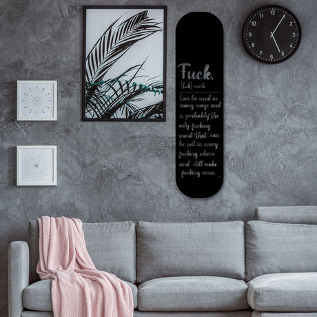 Slang Dictionary Quote Metal Wall Decor - BrossHome Metal Wall Art