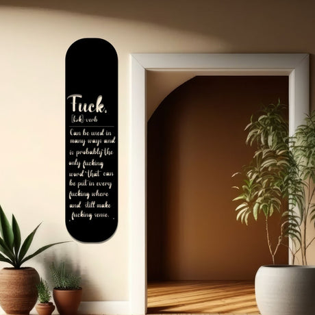 Slang Dictionary Quote Metal Wall Decor - BrossHome Metal Wall Art