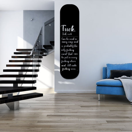 Slang Dictionary Quote Metal Wall Decor - BrossHome Metal Wall Art