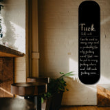 Slang Dictionary Quote Metal Wall Decor - BrossHome Metal Wall Art