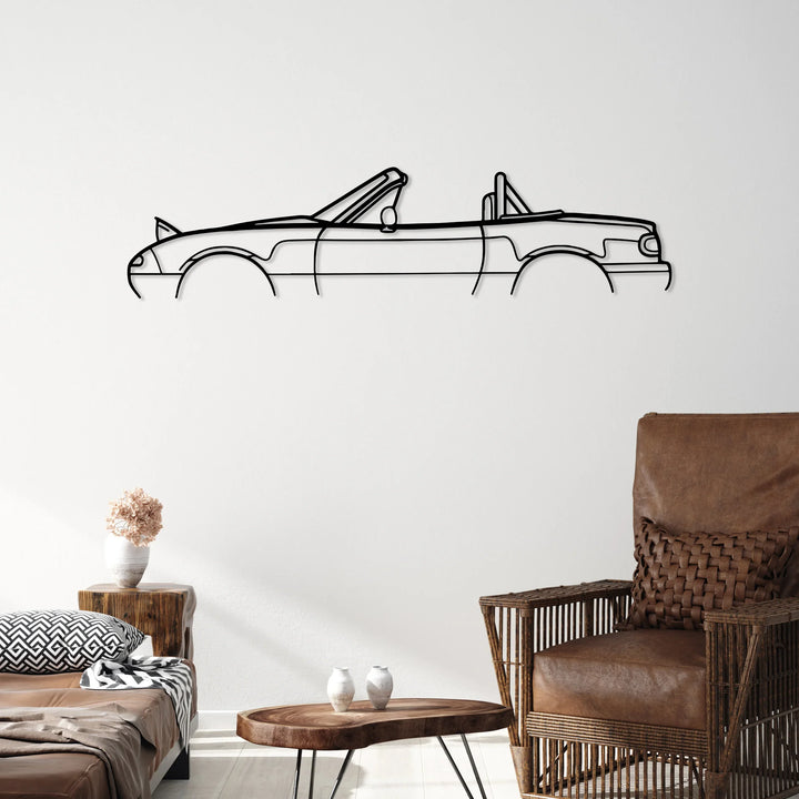 Miata MX 5 NA Roll Bar 1994 Car Silhouette Wall Art