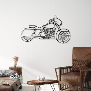 Street Glide - Motorcycle Metal Silhouette Wall Art