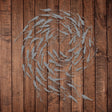 Swirling Fish School Metal Wall Art - BrossHome Metal Wall Art