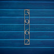 Vertical House Number Metal Garden Sign - BrossHome Metal Wall Art