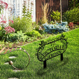 Welcome Garden Sign - BrossHome Metal Wall Art