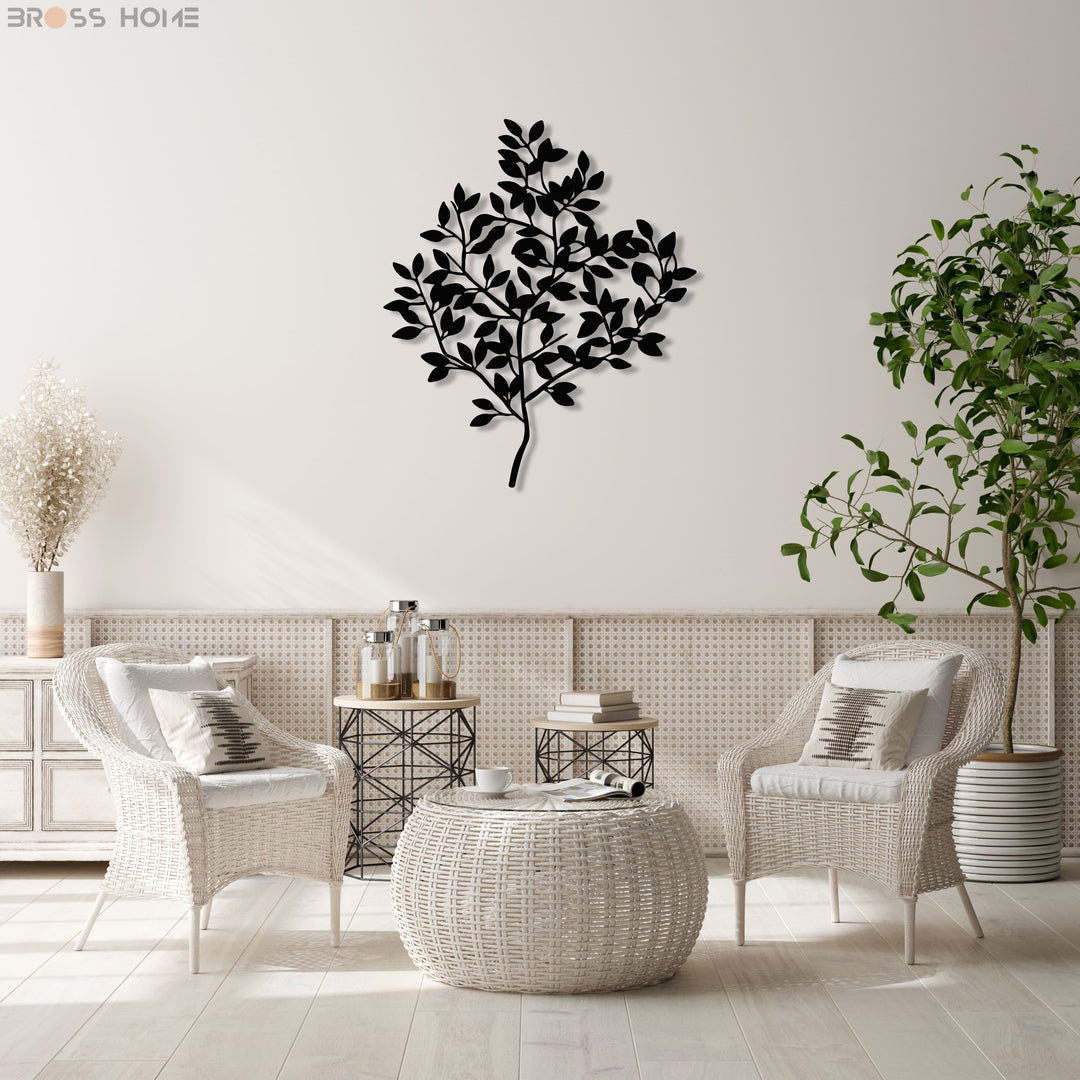 Living Room Metal Tree Wall Decor