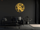 Abstract Metal Wall Clock - BrossHome Metal Wall Art