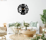 Bird Tree Wall Clock - BrossHome Metal Wall Art