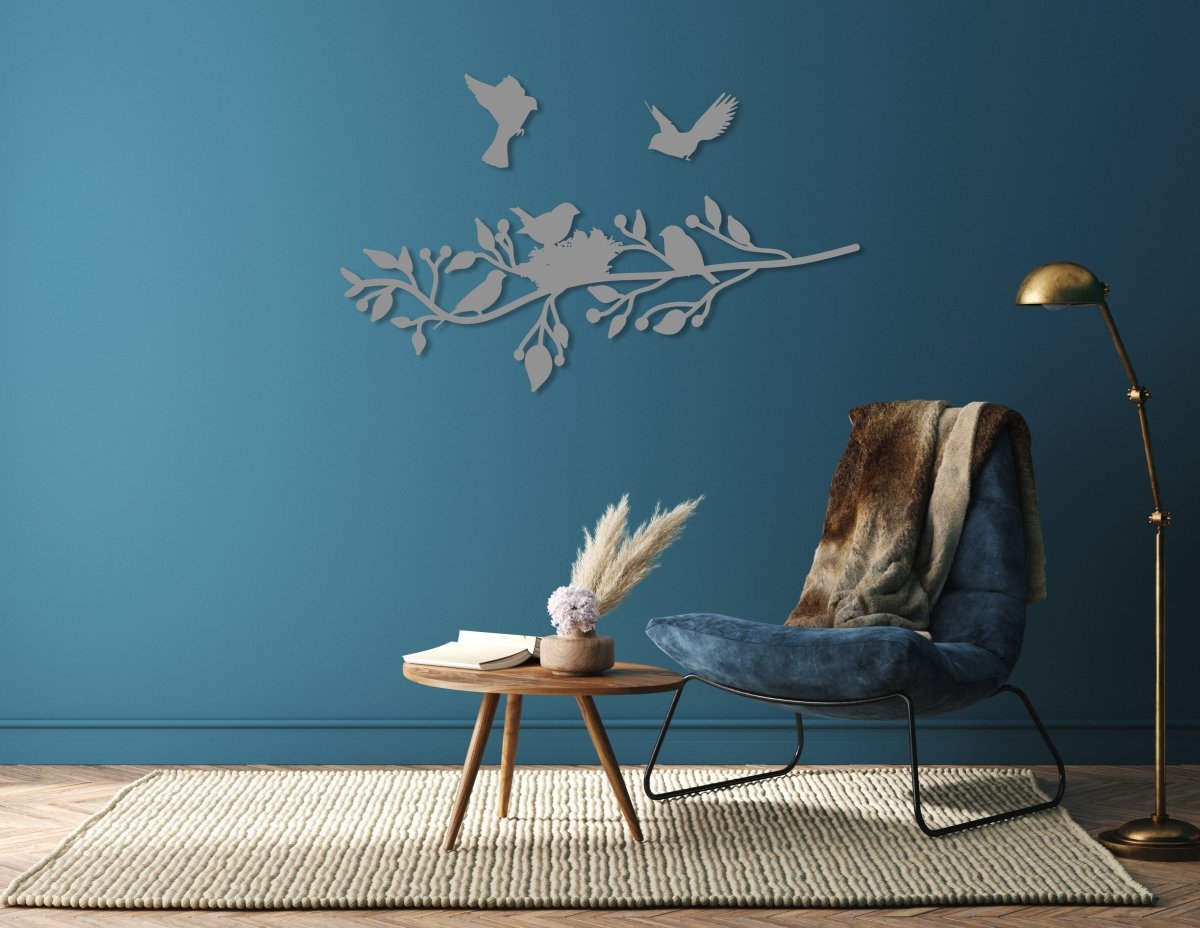 Birds On Branch Wall Art - BrossHome Metal Wall Art