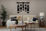 Black Macrame Metal Wall Art - BrossHome Metal Wall Art