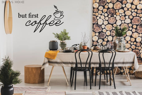 But First Coffee Sign - BrossHome Metal Wall Art