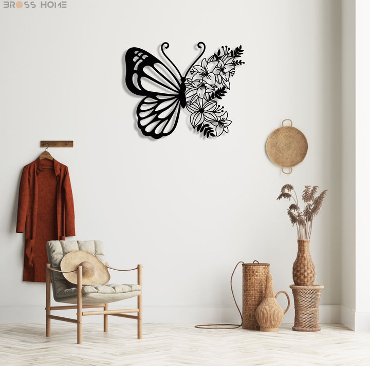 Butterfly Metal Wall Art - BrossHome