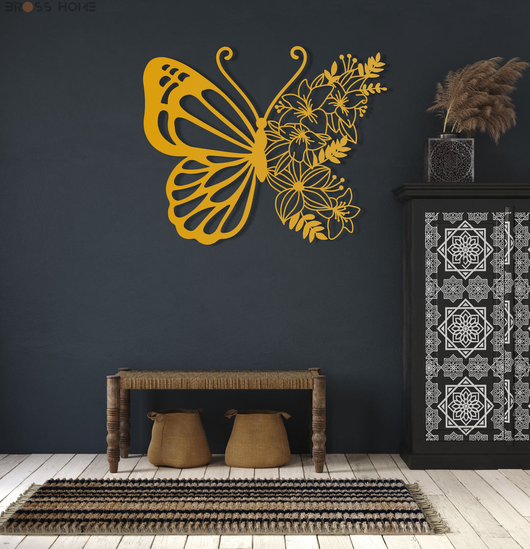 Butterfly Metal Wall Art - BrossHome