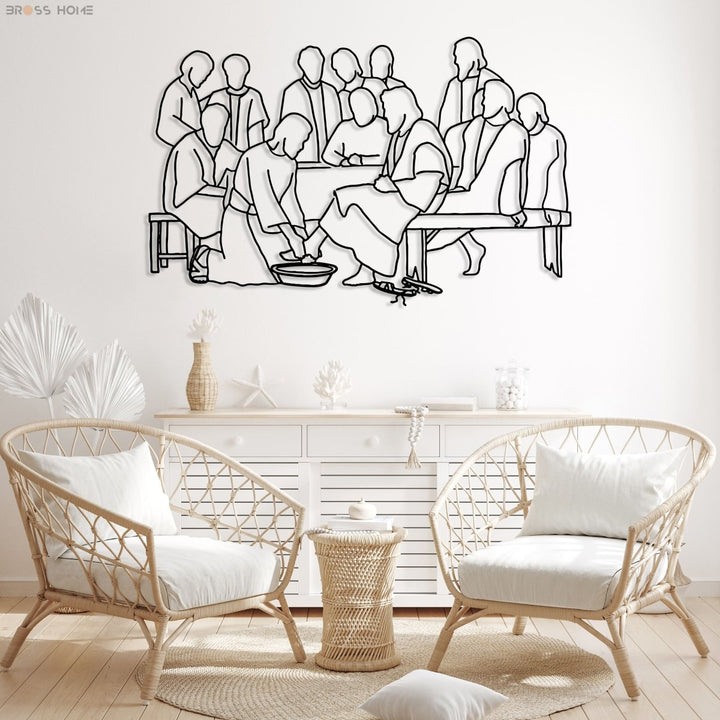 Christ Apostles Metal Wall Art - BrossHome Metal Wall Art