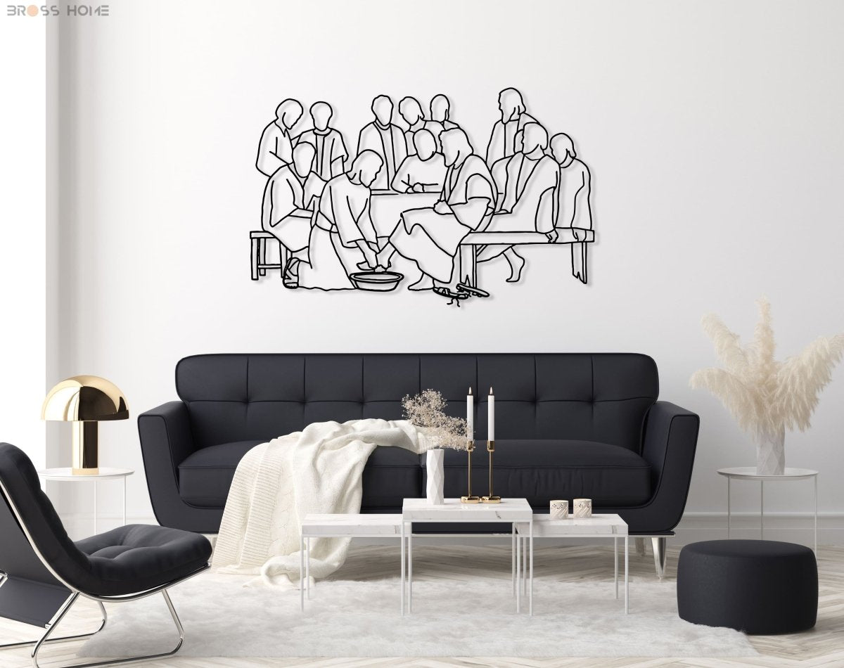 Christ Apostles Metal Wall Art - BrossHome Metal Wall Art