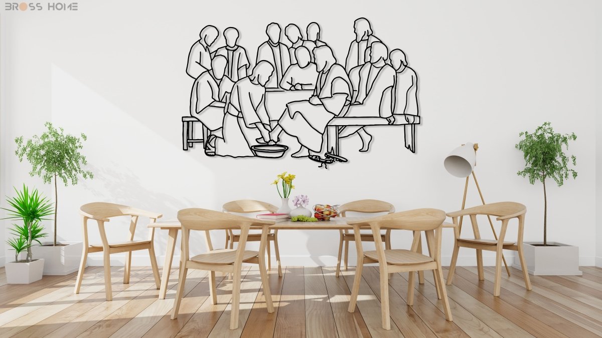 Christ Apostles Metal Wall Art - BrossHome Metal Wall Art