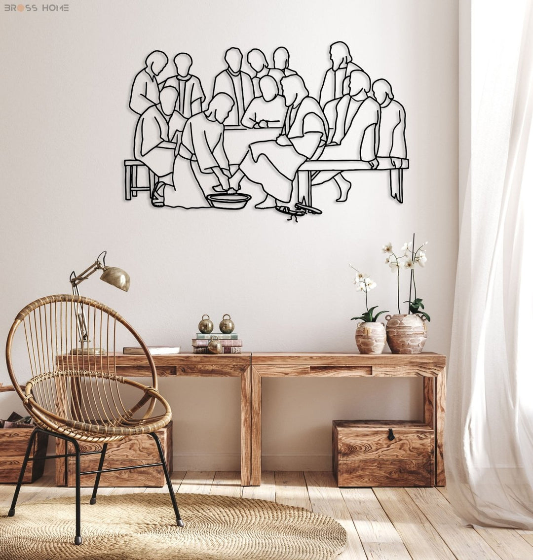 Christ Apostles Metal Wall Art - BrossHome Metal Wall Art