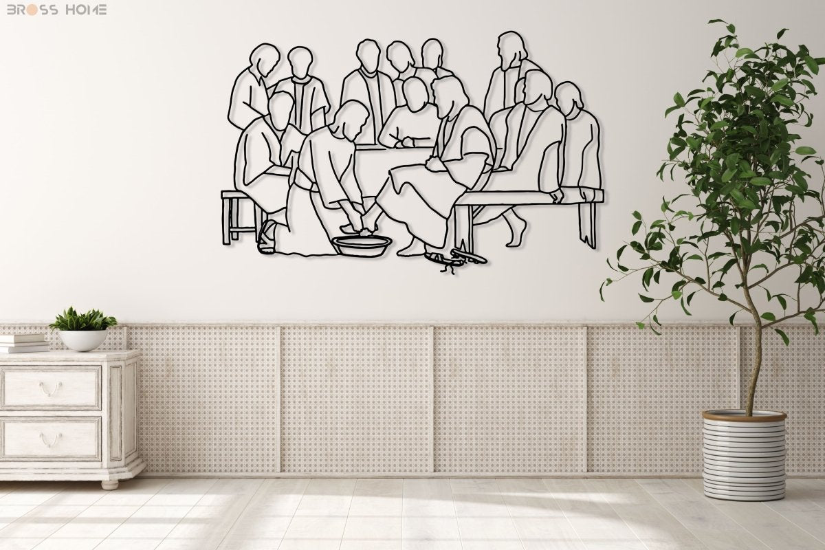 Christ Apostles Metal Wall Art - BrossHome Metal Wall Art