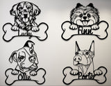 Custom Dog Signs With Name - BrossHome Metal Wall Art