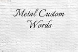 Custom Metal Wall Sign - BrossHome Metal Wall Art