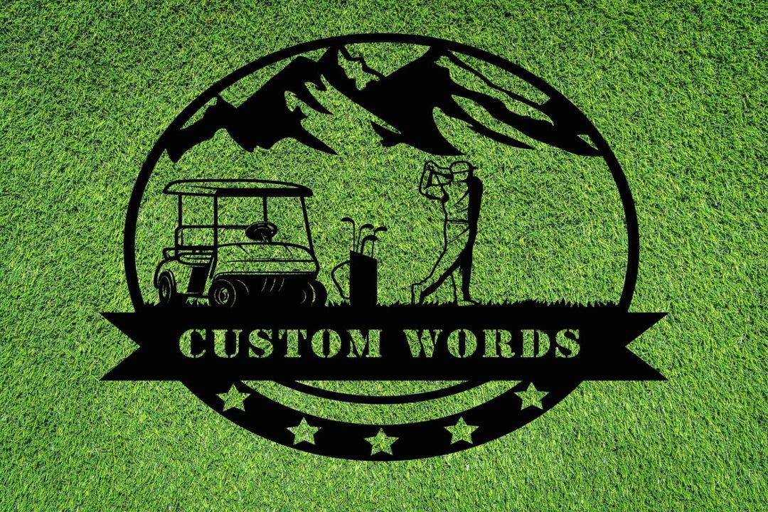 Customized Golf Metal Wall Art - BrossHome Metal Wall Art