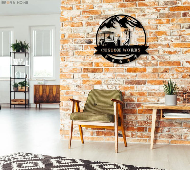 Customized Golf Metal Wall Art - BrossHome Metal Wall Art