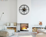 Customized Metal Compass Wall Clock - BrossHome Metal Wall Art