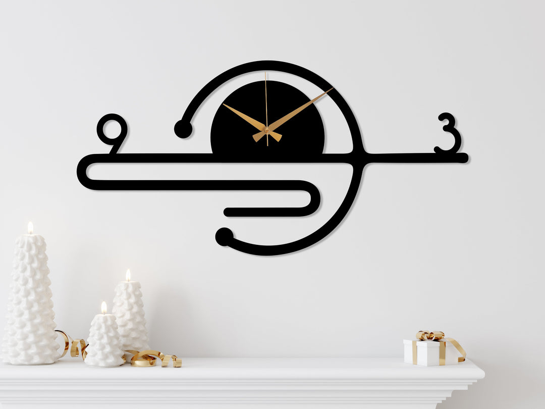Designer Metal Wall Clock - BrossHome