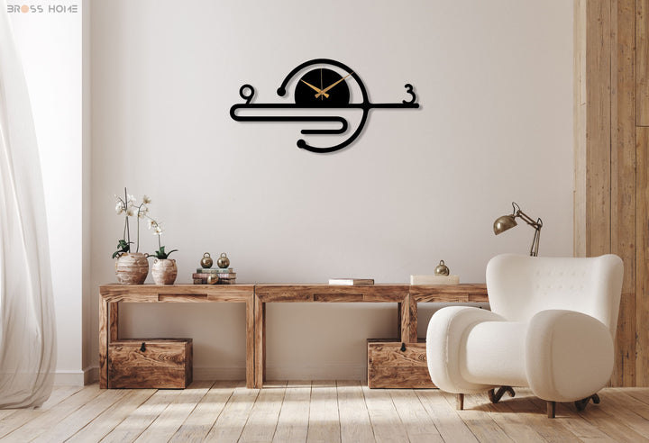 Designer Metal Wall Clock - BrossHome