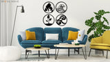 Four Elements Wall Art - BrossHome Metal Wall Art