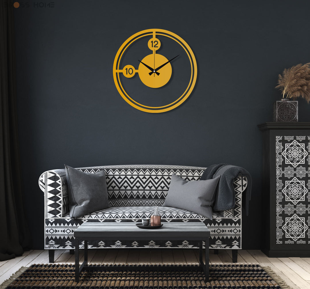 Gold Clocks For Wall - BrossHome